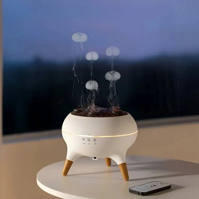 Aroma Diffuser & Humidifier Quiet Ultrasonic Jellyfish Mist