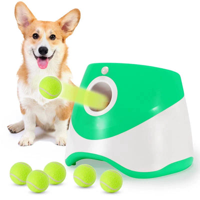 Automatic Dog Ball Launcher Rechargeable 3 Distances Motion Sensor