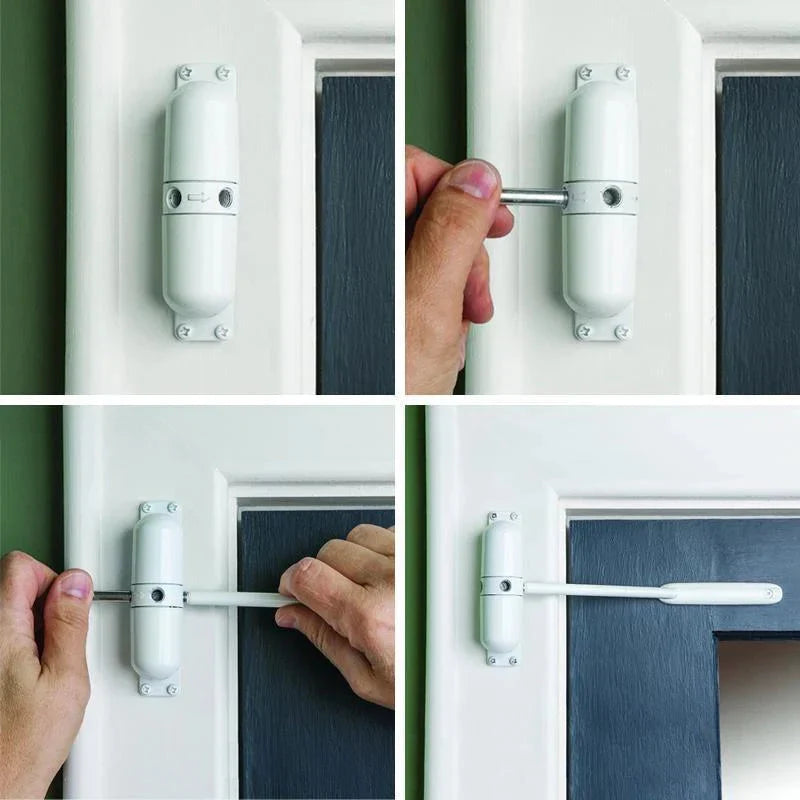 Automatic Door Closer Quiet Cushioned Close