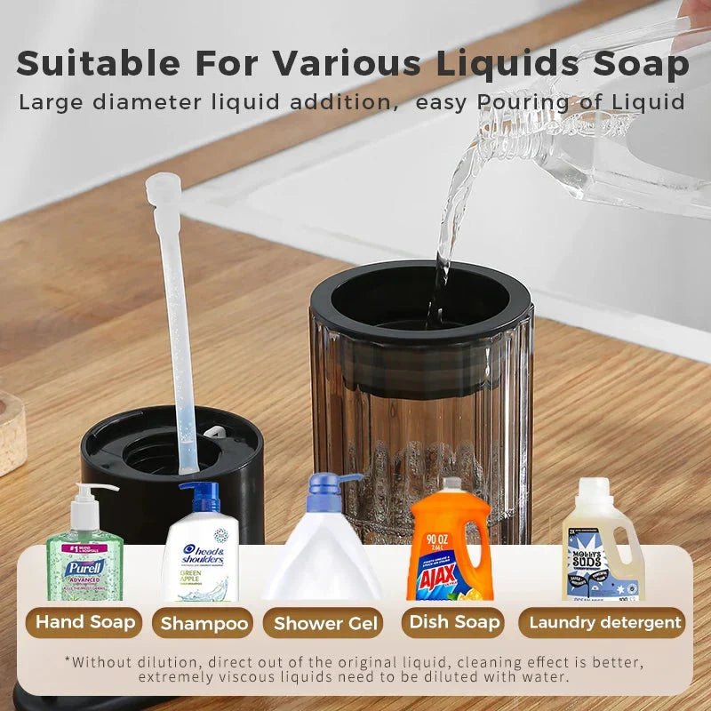 Automatic Soap Dispenser Touchless USB-C Rechargeable & Refillable