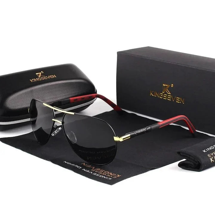 Aviator Sunglasses Polarized UV400 & Anti-Reflective Metal Frame