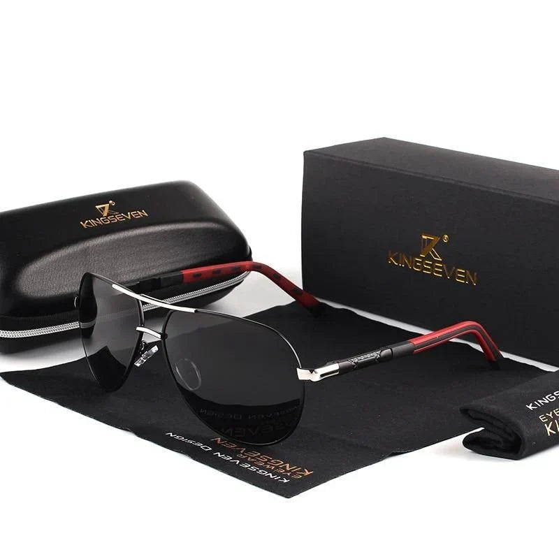 Aviator Sunglasses Polarized UV400 & Anti-Reflective Metal Frame