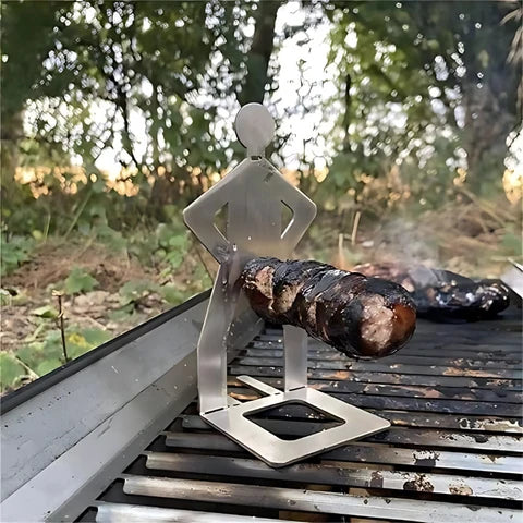 BBQ Sausage Holder Upright Stainless Steel Set of 2