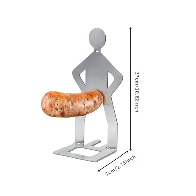 BBQ Sausage Holder Upright Stainless Steel Set of 2
