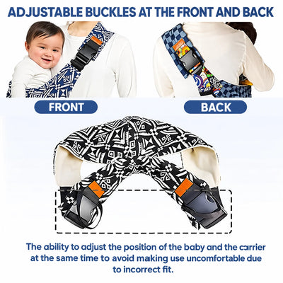 Baby Carrier One-Shoulder Adjustable Buckle Hands-Free