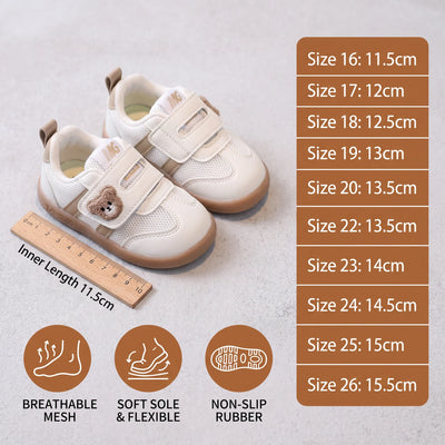 Baby First Walker Shoes Flexible Non-Slip Sole Breathable Upper