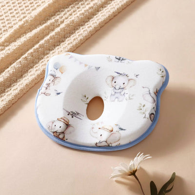 Baby Pillow U-Shaped Silicone Core & Velvet Cover