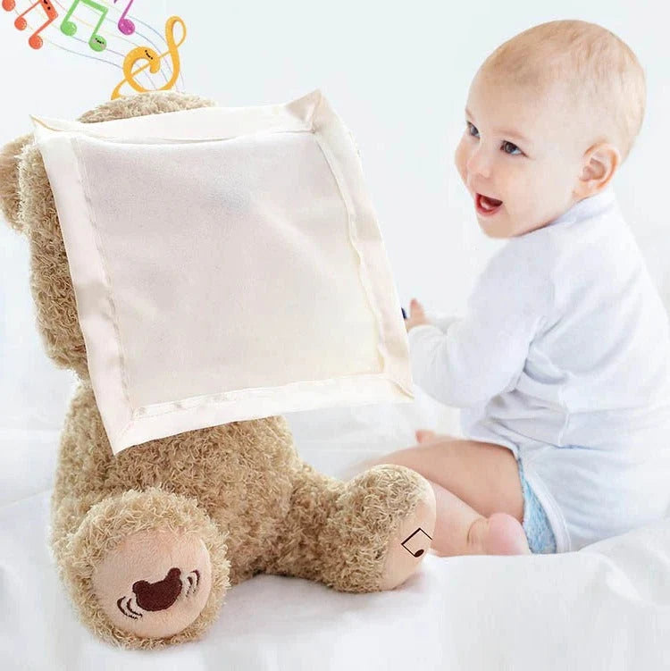 Baby Plush Toy Peek-A-Boo Motion Soft Melodies Washable Cover