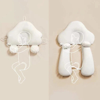 Baby Sleep Pillow Adjustable Memory Foam Double-Sided Cover