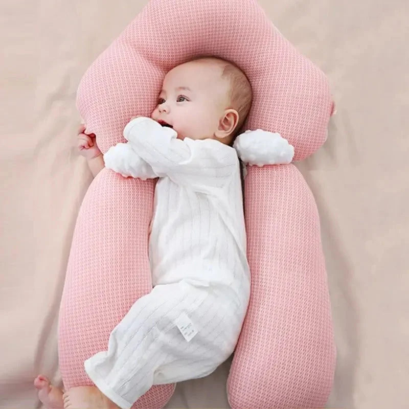 Baby Sleep Pillow Adjustable Memory Foam Double-Sided Cover