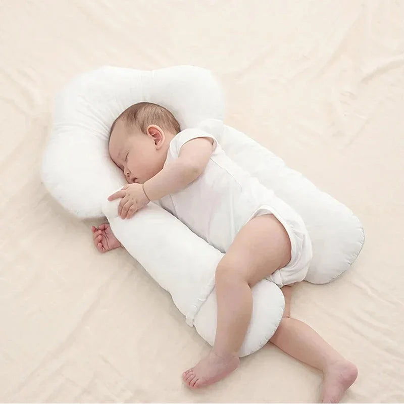 Baby Sleep Pillow Adjustable Memory Foam Double-Sided Cover