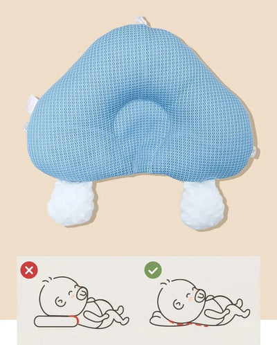 Baby Sleep Pillow Adjustable Memory Foam Double-Sided Cover