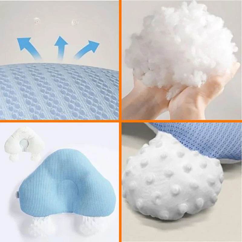 Baby Sleeping Pillow Ergonomic Memory Foam Adjustable Support