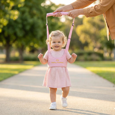 Baby Walking Harness Adjustable Chest Support Hands-Free Assistance