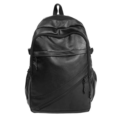 Backpack Genuine Leather Laptop Sleeve Padded Straps & Cushioned Back