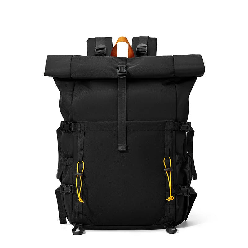 Backpack Rolltop Water-Resistant Padded Straps & Cushioned Back