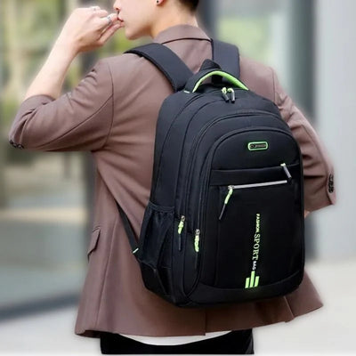 Backpack Water-Repellent Oxford Padded Laptop Sleeve USB Port
