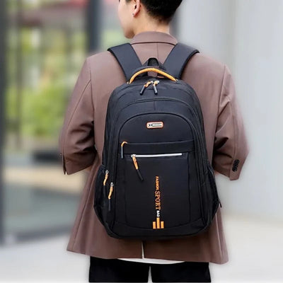 Backpack Water-Repellent Oxford Padded Laptop Sleeve USB Port