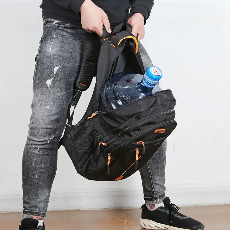 Backpack Water-Repellent Oxford Padded Laptop Sleeve USB Port