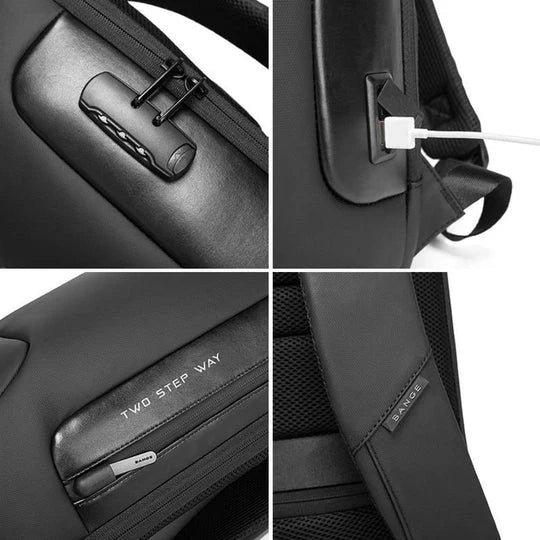 Backpack Waterproof Coded Lock Hidden Pocket