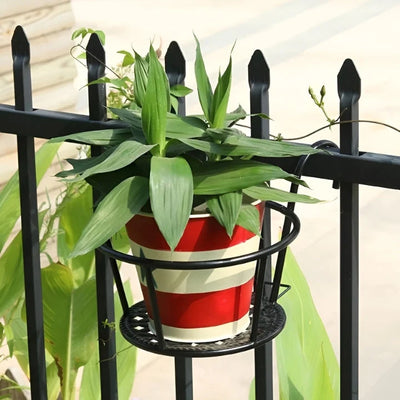 Balcony Plant Hangers Metal Tool-Free Set of 3