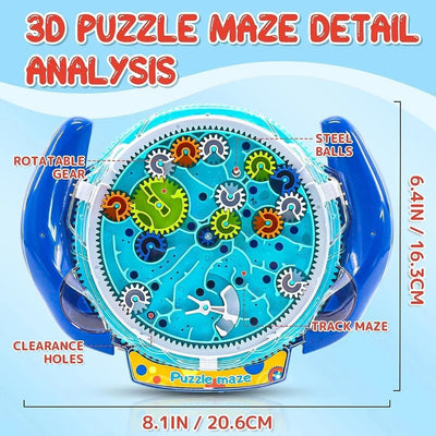 Ball Maze Puzzle Transparent Acrylic Numbered Checkpoints