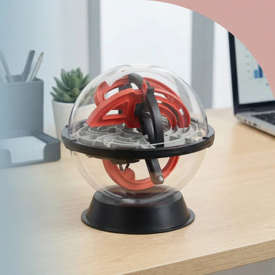 Ball Maze Puzzle Transparent Handheld Portable