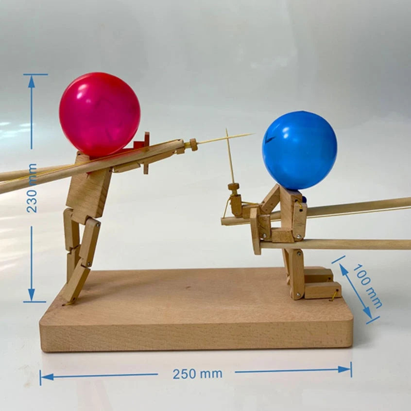 Balloon Pop Game Bamboo Two-Player Tabletop