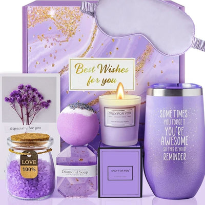 Bath Gift Set Aromatherapy Reusable Metal Basket