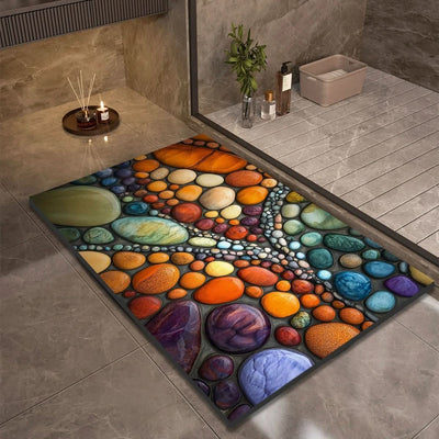 Bath Mat Diatomaceous Earth Quick-Drying Natural Rubber Base