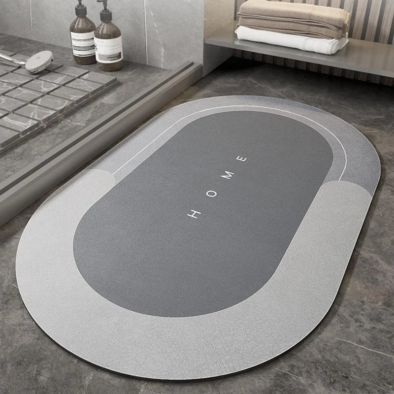 Bath Mat Ultra-Absorbent Quick-Drying Non-Slip Backing