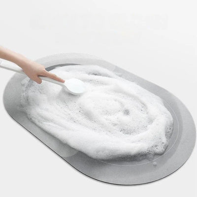 Bath Mat Ultra-Absorbent Quick-Drying Non-Slip Backing