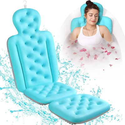 Bath Pillow Full-Body Breathable Mesh Extra-Large Suction Cups