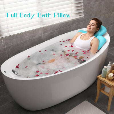 Bath Pillow Full-Body Breathable Mesh Extra-Large Suction Cups
