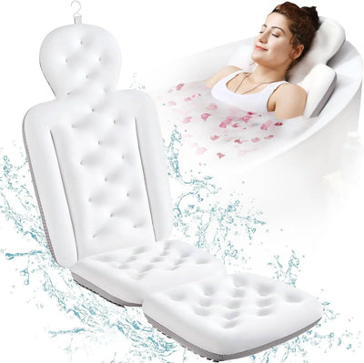 Bath Pillow Full-Body Breathable Mesh Extra-Large Suction Cups
