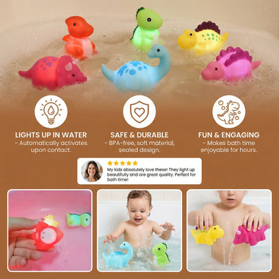 Bath Toy Floating Color-Changing LED BPA-Free