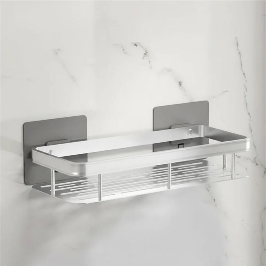 Bathroom Shelf Adhesive Drill-Free Space-Saving Storage