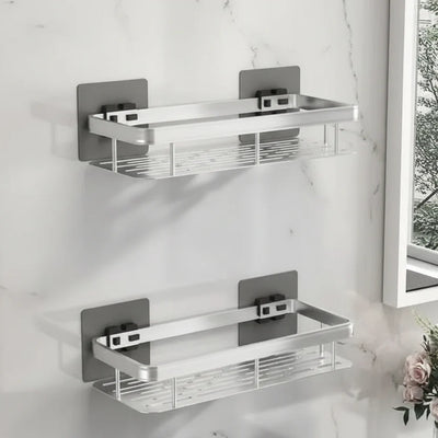 Bathroom Shelf Adhesive Drill-Free Space-Saving Storage