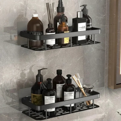 Bathroom Shelf Adhesive Drill-Free Space-Saving Storage