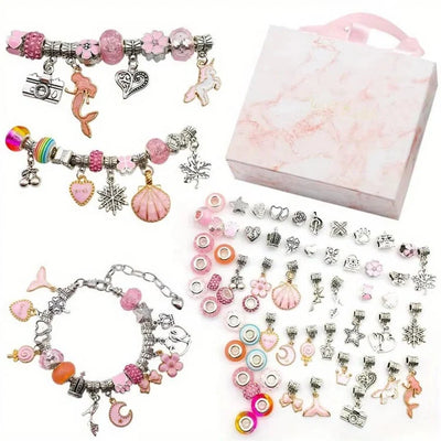 Bead Craft Set Large-Hole Mixed Colors & Shapes