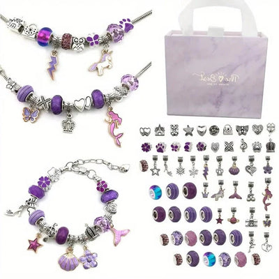 Bead Craft Set Large-Hole Mixed Colors & Shapes