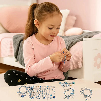 Bead Craft Set Large-Hole Mixed Colors & Shapes