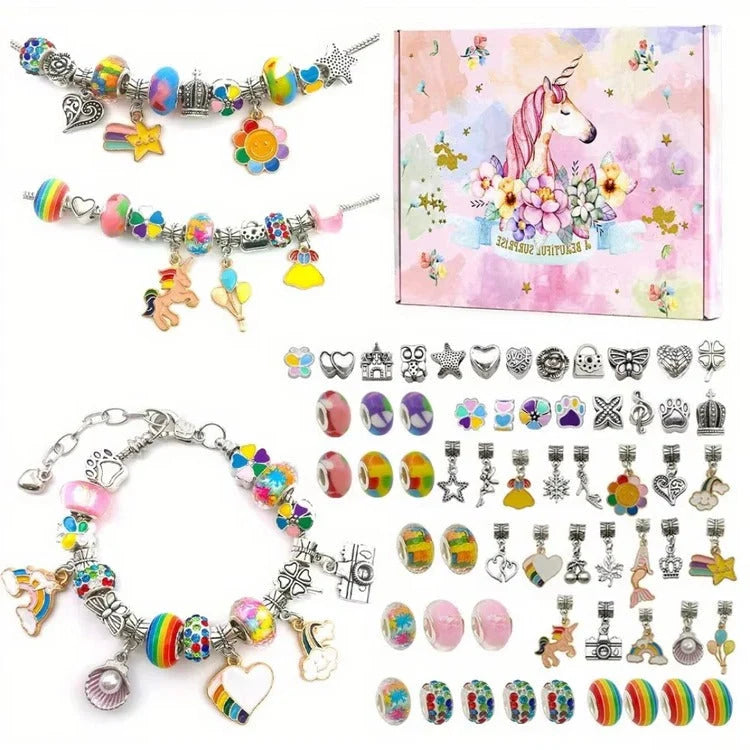 Bead Craft Set Large-Hole Mixed Colors & Shapes