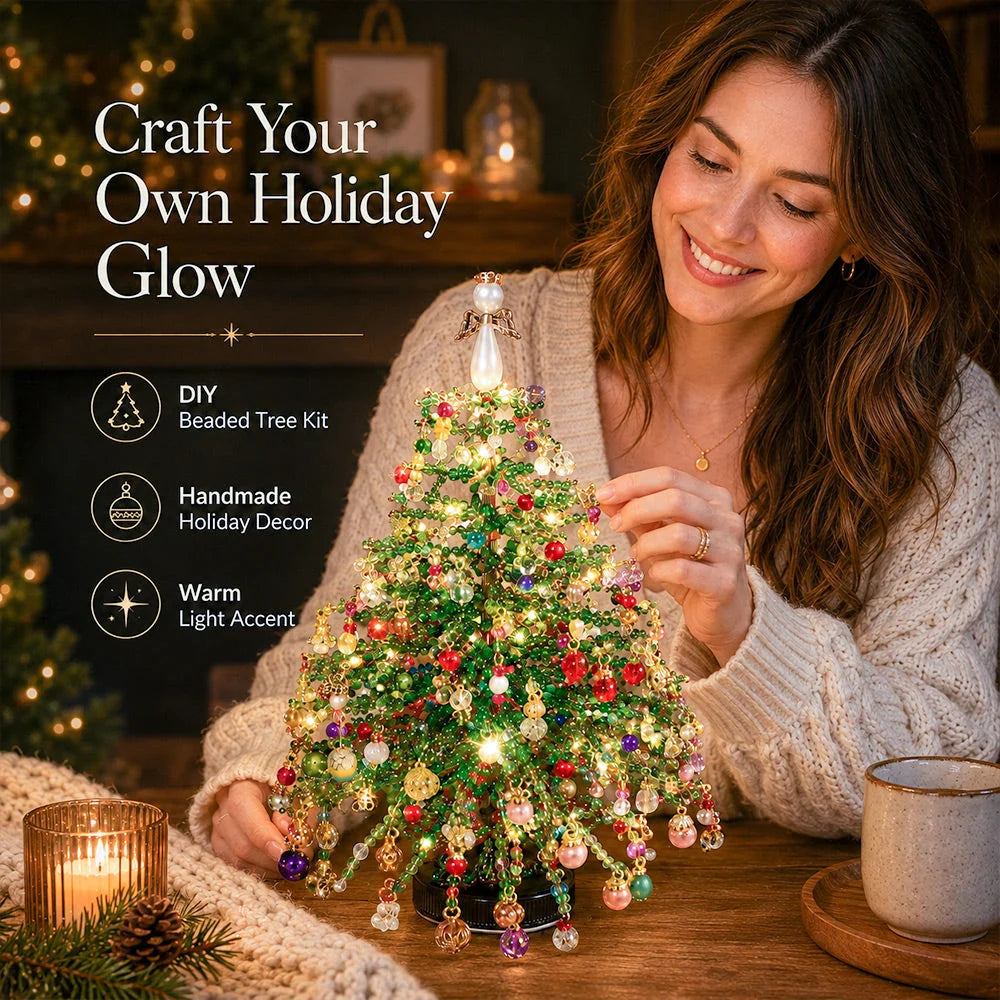 Beaded Tree Craft Kit Warm Light String