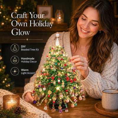 Beaded Tree Craft Kit Warm Light String