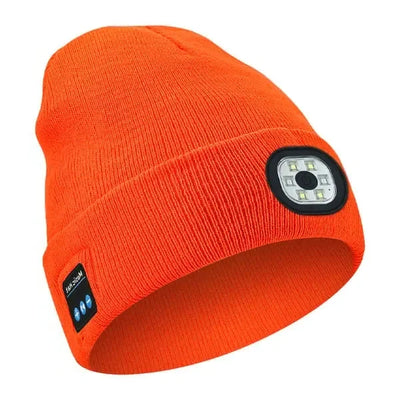 Beanie Built-In LED Light Bluetooth Audio Detachable Module