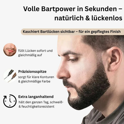 Beard Filling Kit Angled Tip & Blending Brush