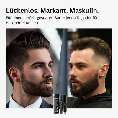 Beard Filling Pen Set Angled Tip & Blending Brush