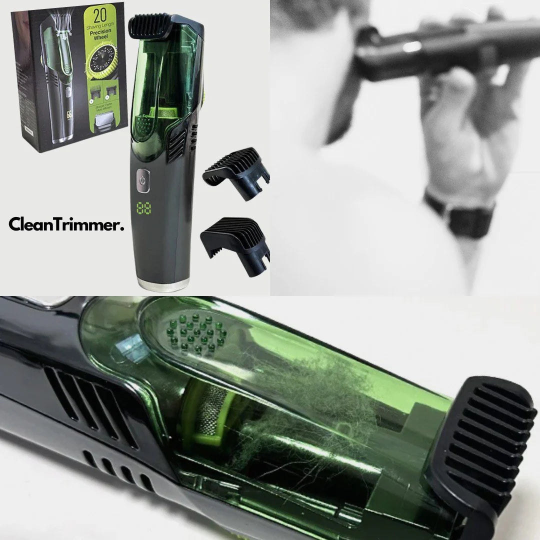 Beard Trimmer Hair Catcher & Length Dial USB-C Rechargeable