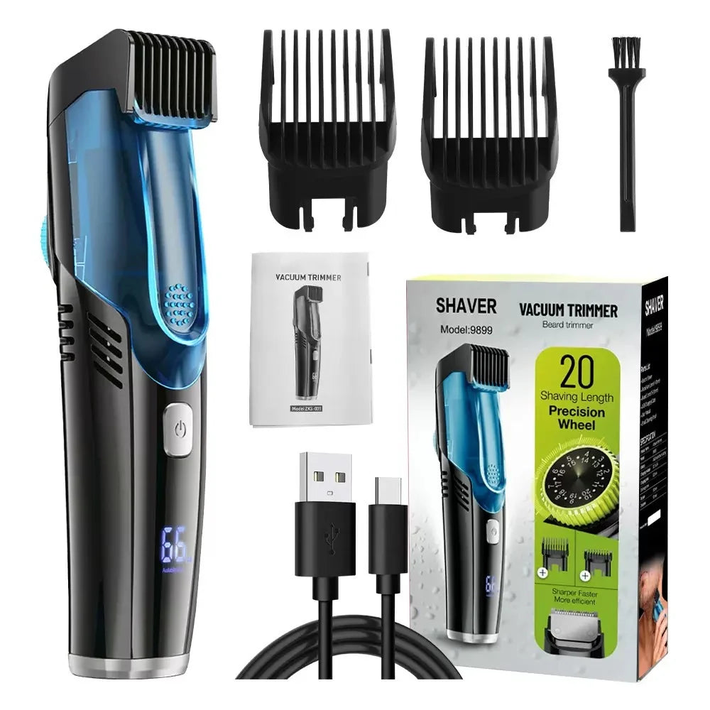 Beard Trimmer Hair Catcher & Length Dial USB-C Rechargeable